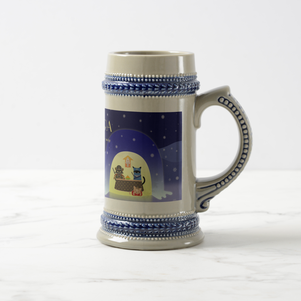 Edneko's Kamakura Festivity with Beer Stein