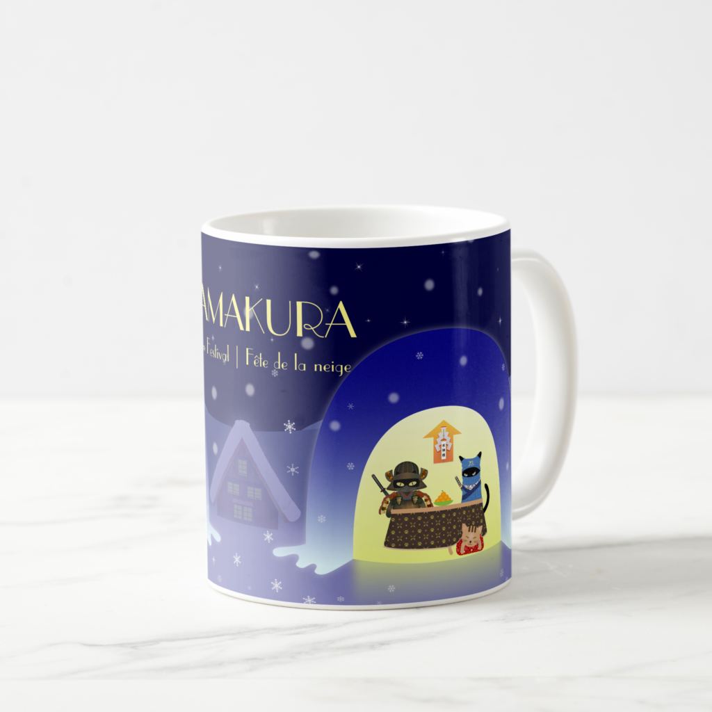 Edneko's Kamakura Festivity with Coffee Mug