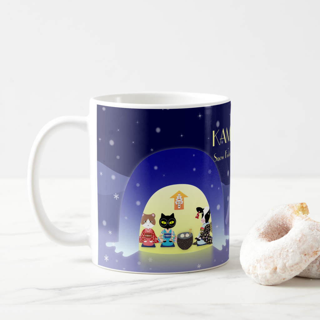 Edneko's Kamakura Festivity with Coffee Mug